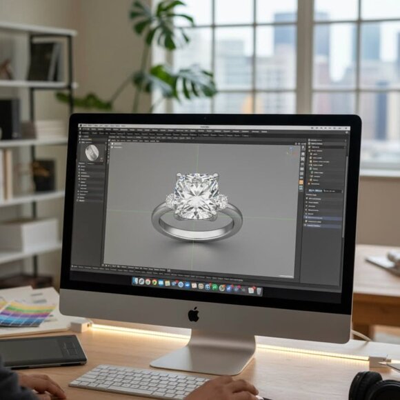 Custom Engagement Rings & Everyday Casual Jewelry | Your Dream Design made real! - Picture 1 of 7